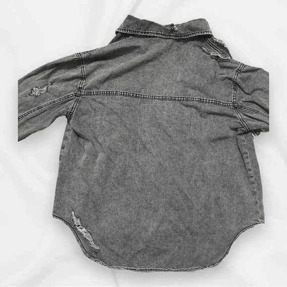 Grey Denim Jacket - Picture 2 of 3